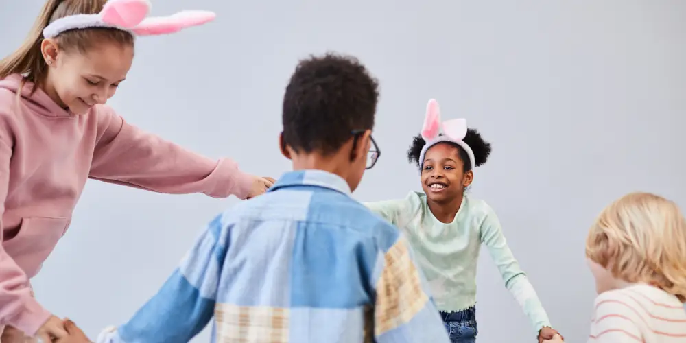 Children at the mini club of Mariant Park Hotel